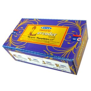 SATYA прямоуг. благовония Natural Lavender НАТУРАЛЬНАЯ ЛАВАНДА 15гр.