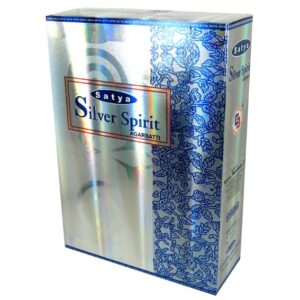 SATYA прямоуг. благовония Silver Spirit СЕРЕБРЯНЫЙ ДУХ 20гр.