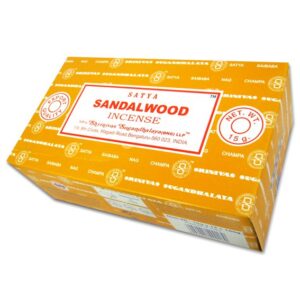 SATYA прямоуг. благовония Sandalwood САНДАЛОВОЕ ДЕРЕВО 15гр.