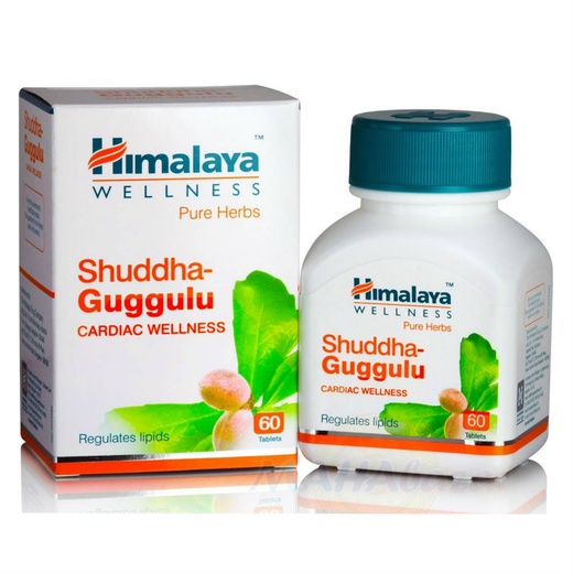 Шуддха Гуггулу (Shuddha Guggulu) обмен веществ, 60 таб, Хималая (Himalaya)