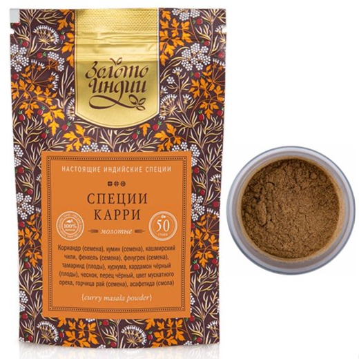 Смесь молотых специй для карри (Curry Masala Powder) 50 г